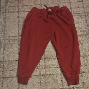 Puma Men's Rust Red Jogger Sweatpants